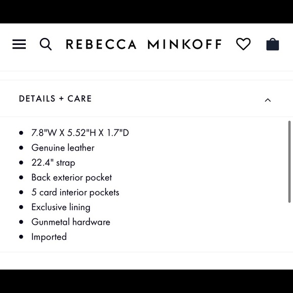 Rebecca Minkoff Chevron Small Love Crossbody Bag - Picture 11 of 11